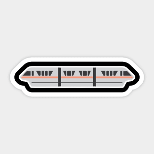 Monorail - Peach Sticker